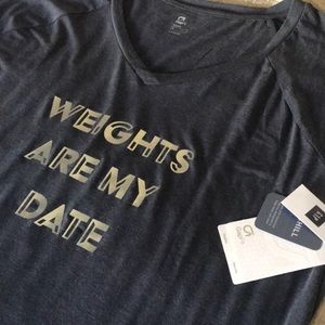 GAP Blue v-neck breathable t-shirt